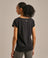 Bam2765 Short Sleeve Flow Top Black Bam Clothing 1