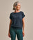 Bam2765 Short Sleeve Flow Top Mariner Navy Clothing 1