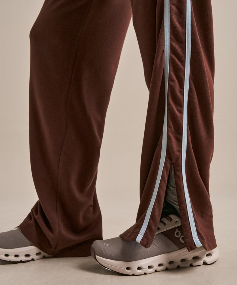 Bam2771 Sporty Straight Leg Jogger Conker Clothing 6