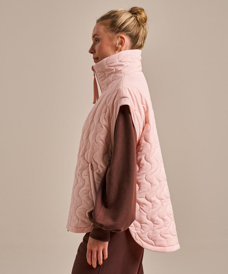 Bam2784 Packable Cloud Gilet Blossom Blush Bam Clothing 3