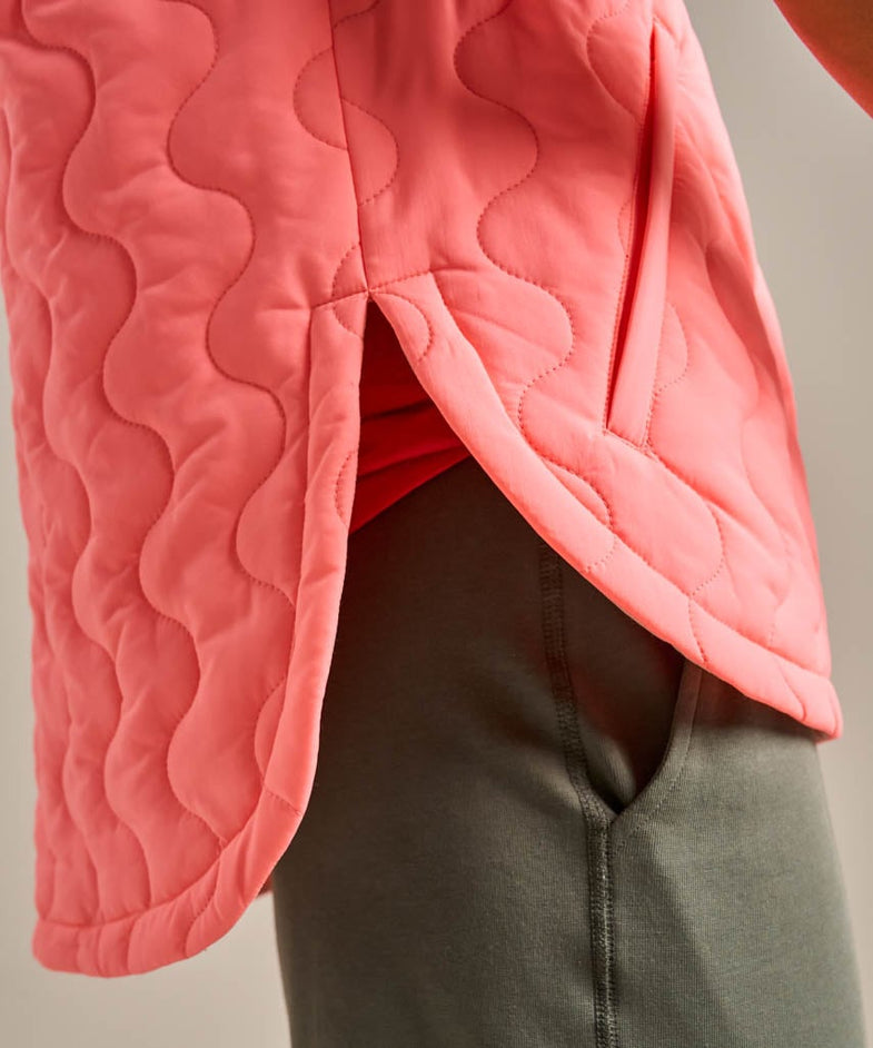 Bam2784 Packable Cloud Gilet Coral Glow Bam Clothing 5