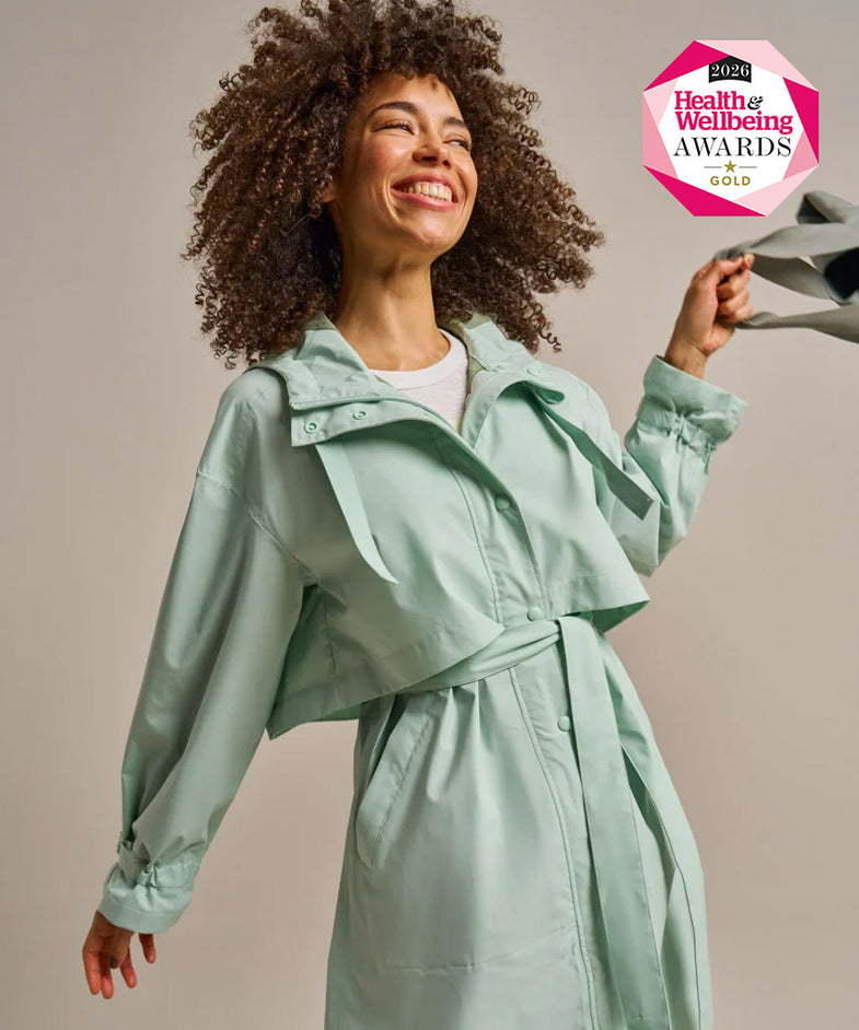Any Weather Mac Raincoat Mellow Mint