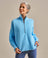 Bam2791 Ribbed Half Zip Jumper Dawn Blue Bam Clothing 1