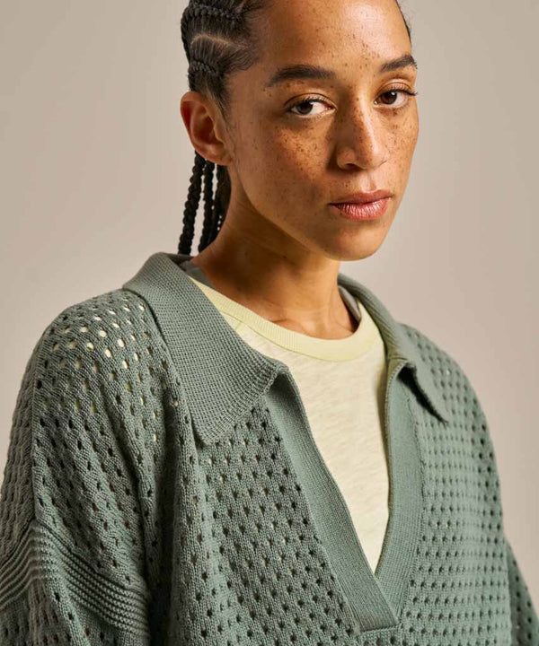 Bam2794 Cooling V Neck Knit New Khaki Bam Clothing 5
