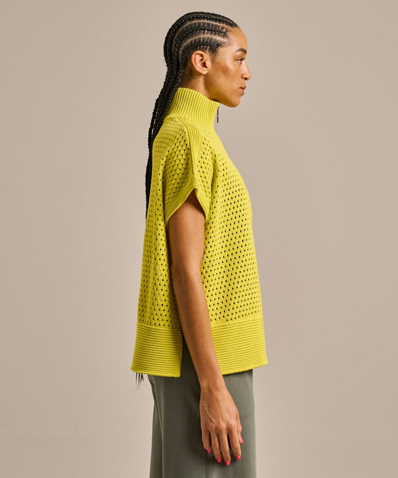 Bam2795 Cooling V Neck Knit Chartreuse Bam Clothing 3