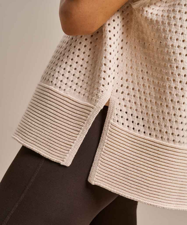 Bam2795 Cooling V Neck Knit Crema Bam Clothing 6