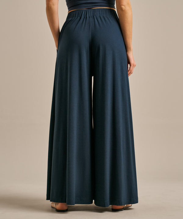 Bam2806 Extreme Palazzo Yoga Pant Mariner Navy Bam Clothing 4
