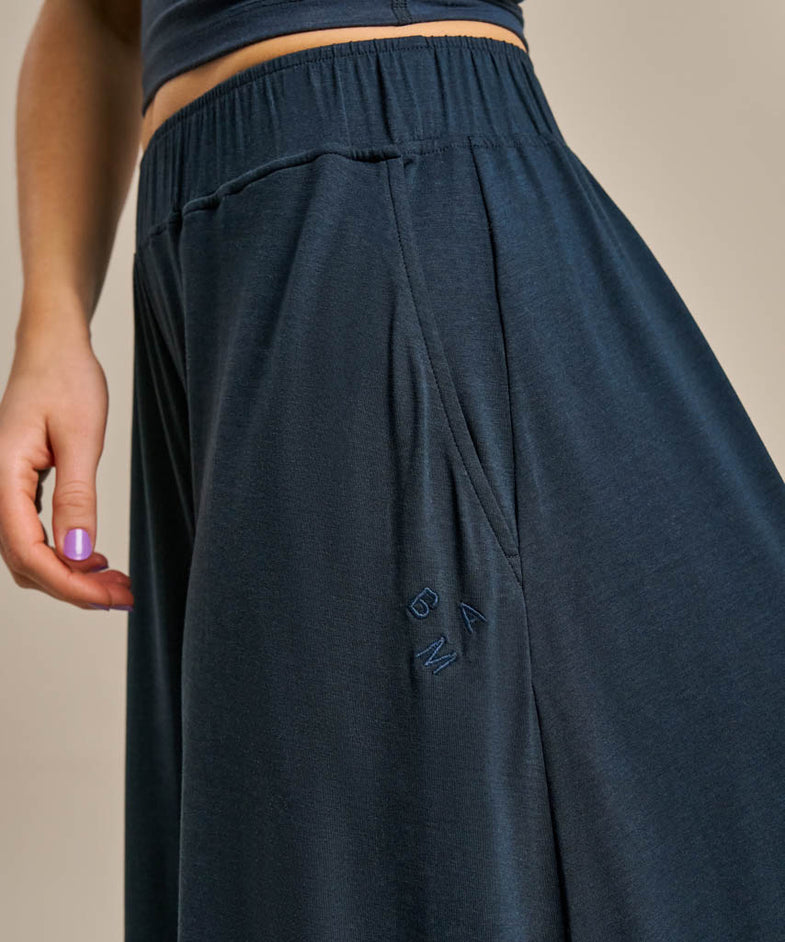 Bam2806 Extreme Palazzo Yoga Pant Mariner Navy Bam Clothing 6