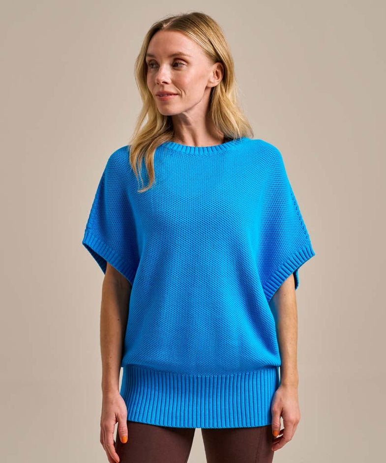 Bam2809 Sleeveless Knitted Flow Top Tropical Sea Bam Clothing 2