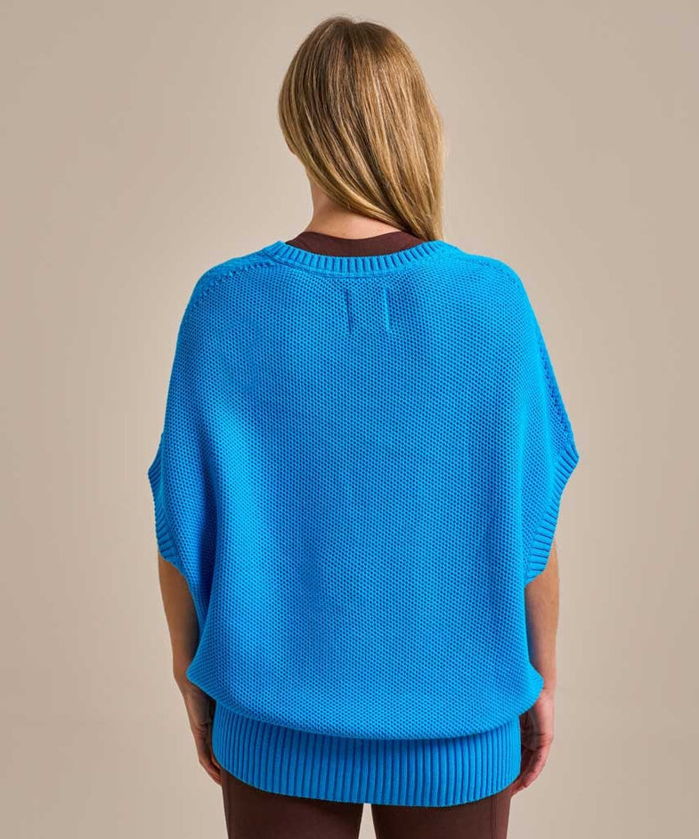 Bam2809 Sleeveless Knitted Flow Top Tropical Sea Bam Clothing 4