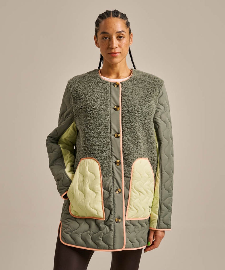 Bam2810 Roam Free Liner Jacket New Khaki Bam Clothing 2