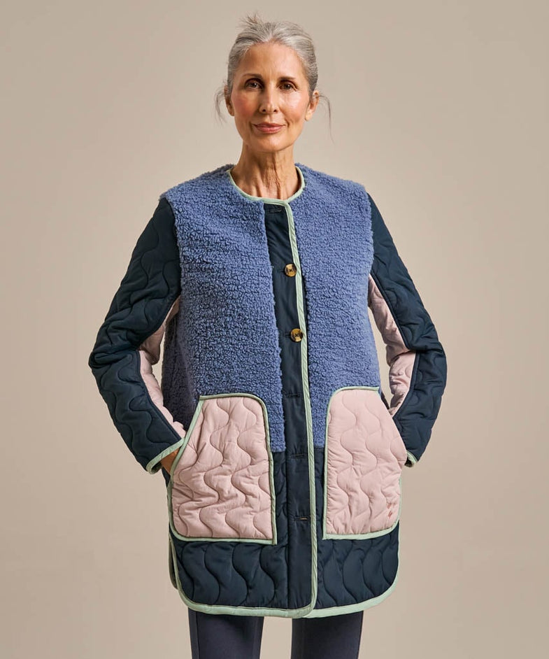 Bam2810 Roam Free Liner Jacket Turtle Dove Bam Clothing 2