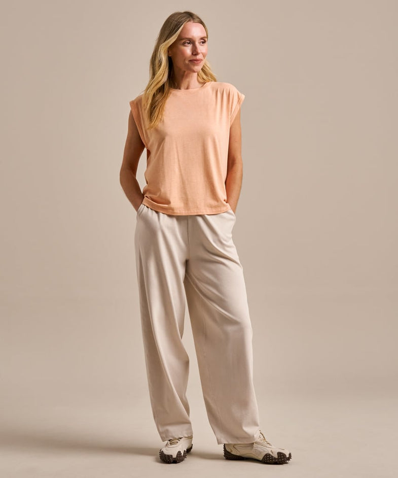 Bam2814 Serene Easy Top Clementine Marl Bam Clothing 7