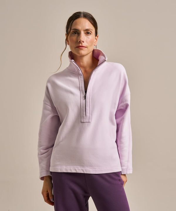 Bam2818 Easy Zip Sweatshirt Lavender Blush Clothing 2