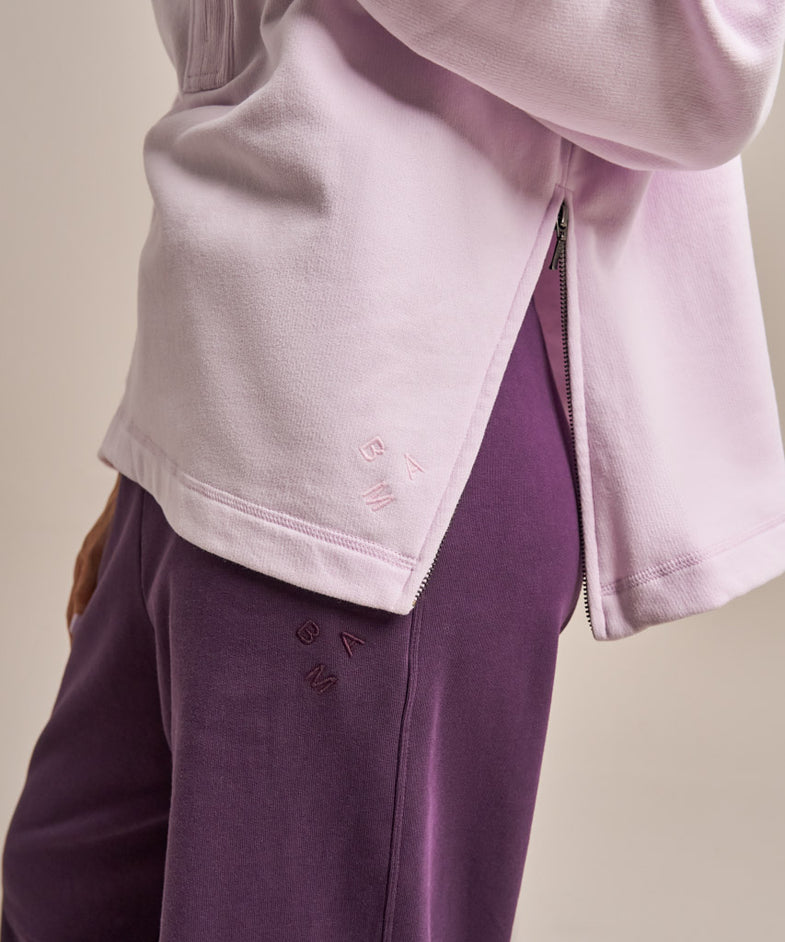 Bam2818 Easy Zip Sweatshirt Lavender Blush Clothing 6