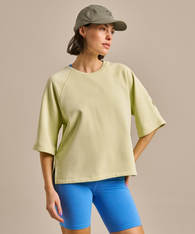 Bam2819 Butterfly Sweat Top Soft Lime Bam Clothing 2