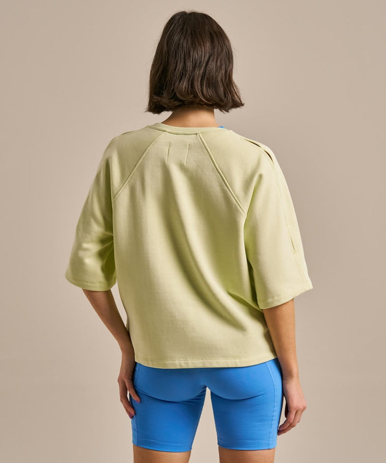 Bam2819 Butterfly Sweat Top Soft Lime Bam Clothing 4