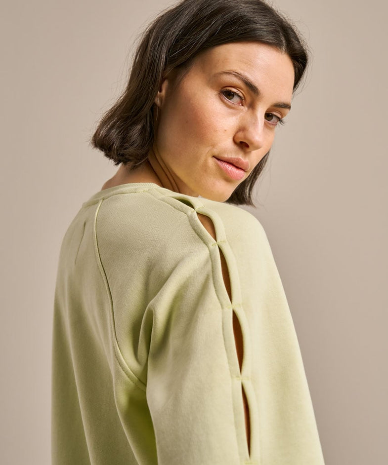 Bam2819 Butterfly Sweat Top Soft Lime Bam Clothing 5
