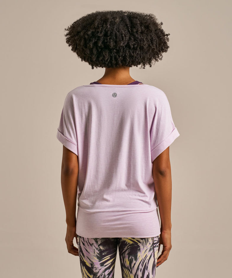 Bam2820 Free Flow Top Lavender Blush Marl Bam Clothing 4