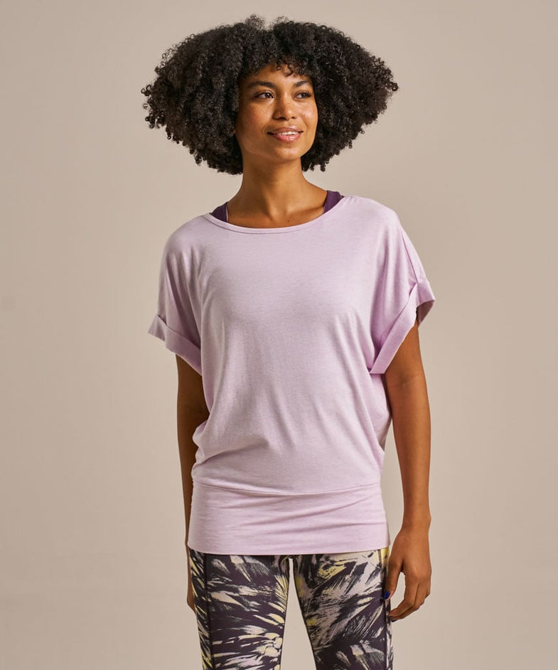Bam2820 Free Flow Top Lavender Blush Marl Bam Clothing 7
