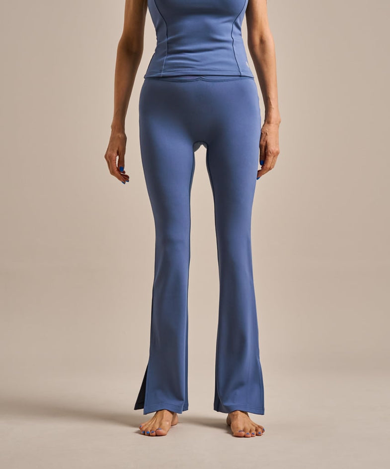 Bam2822 Ruched Flare Yoga Legging Turtle Dove Bam Clothing 2