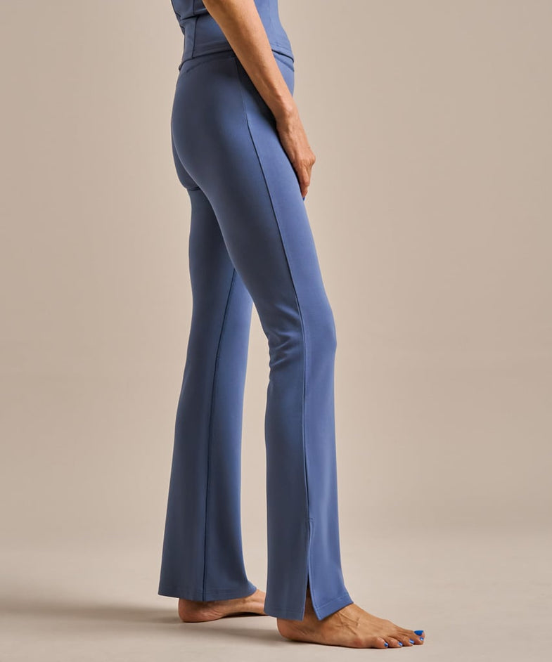 Bam2822 Ruched Flare Yoga Legging Turtle Dove Bam Clothing 3