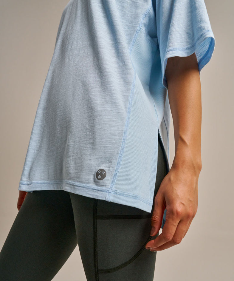Bam2841 Basic T Shirt Glacial Blue Clothing 6