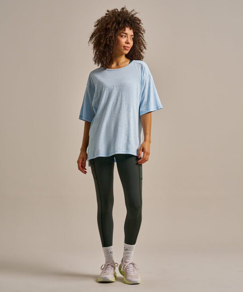 Bam2841 Basic T Shirt Glacial Blue Clothing 7