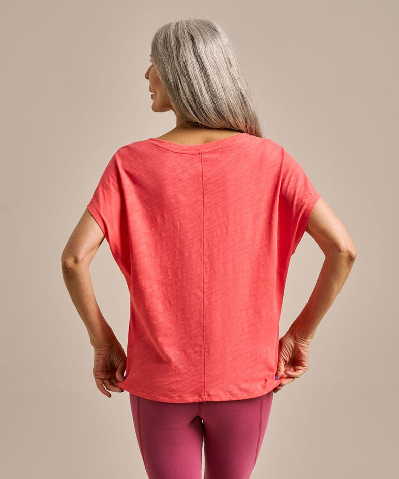 Bam2847 V Neck Relaxed Tshirt Watermelon Bam Clothing 4