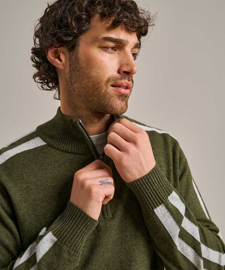 Bam2855 Slim Fit Knit Khaki Bam Clothing 5