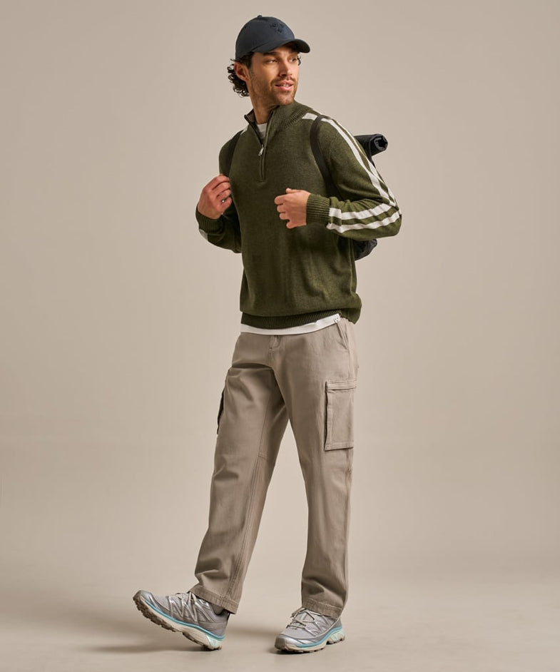 Bam2855 Slim Fit Knit Khaki Bam Clothing 7