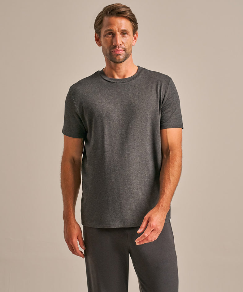 Bam2857 Classic T.shirt Charcoal Marl Clothing 2