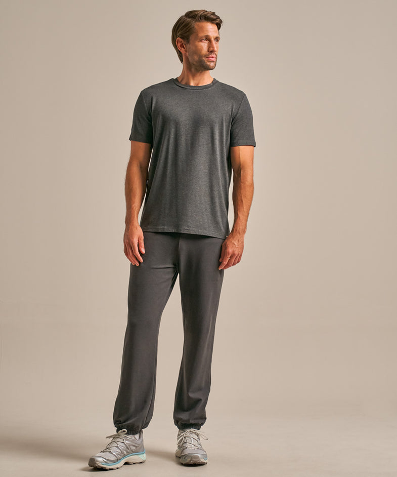 Bam2857 Classic T.shirt Charcoal Marl Clothing 7