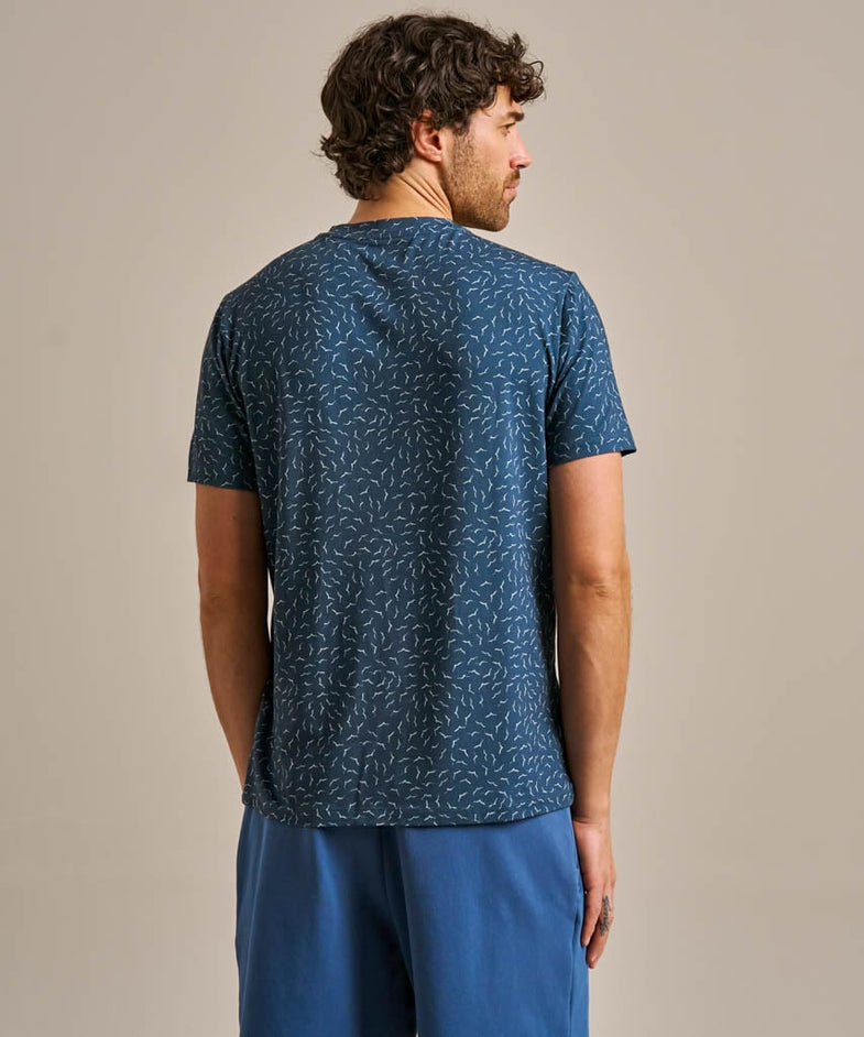 Bam2857 Origin Classic Tshirt Denim Blue Bird Bam Clothing 4