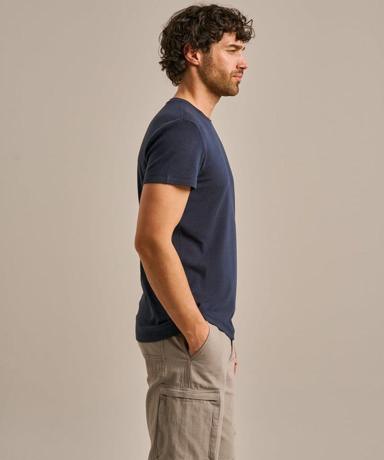 Bam2858 Thermo Luxe Tshirt Storm Navy Bam Clothing 3