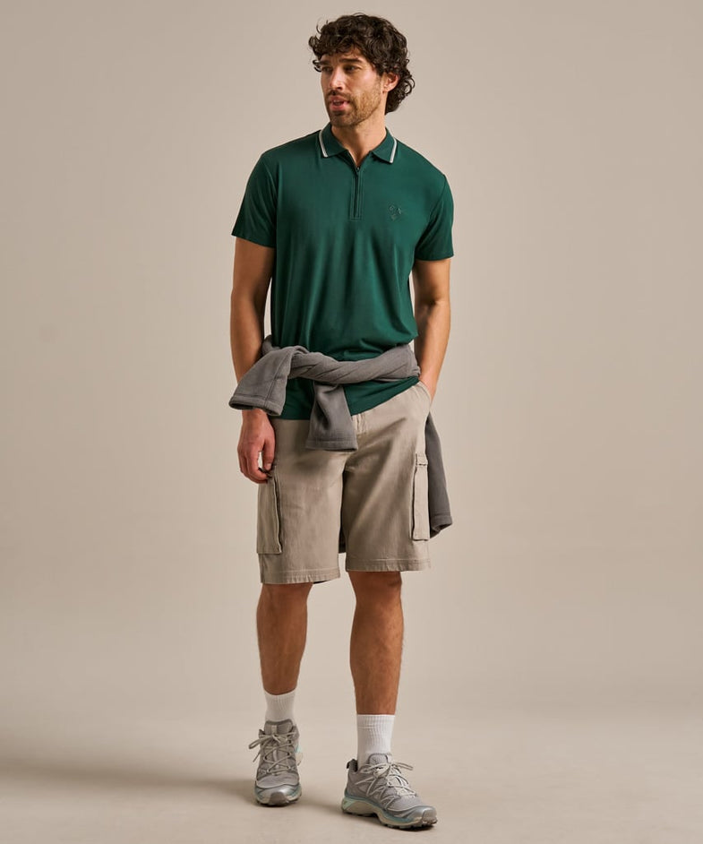 Bam2859 Polo Deep Emerald Bam Clothing 1