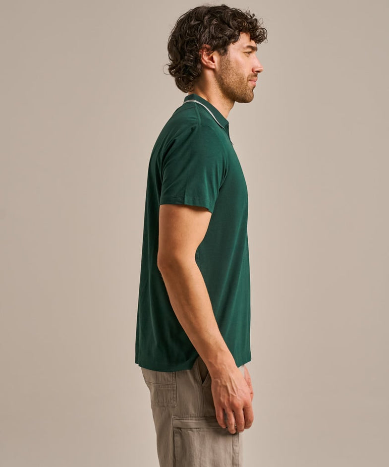 Bam2859 Polo Deep Emerald Bam Clothing 3