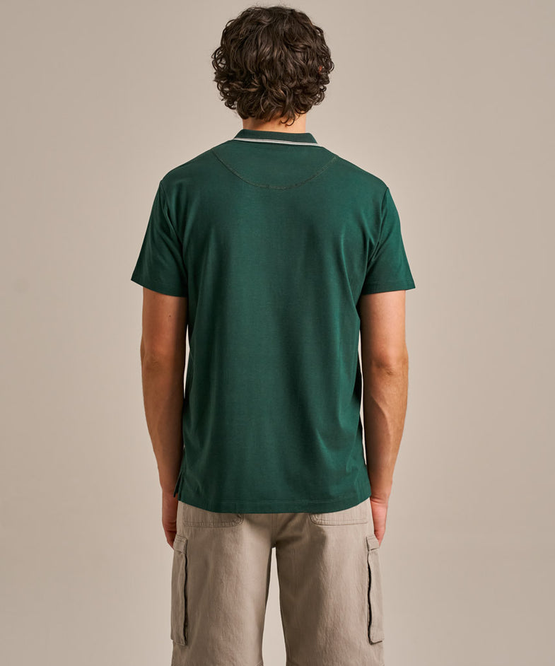 Bam2859 Polo Deep Emerald Bam Clothing 4