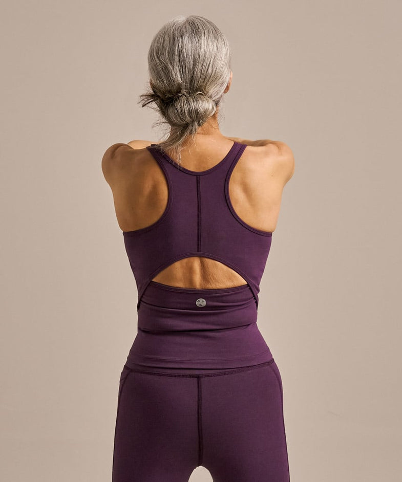 Bam2861 Feeling It Vest Top Damson Bam Clothing 4