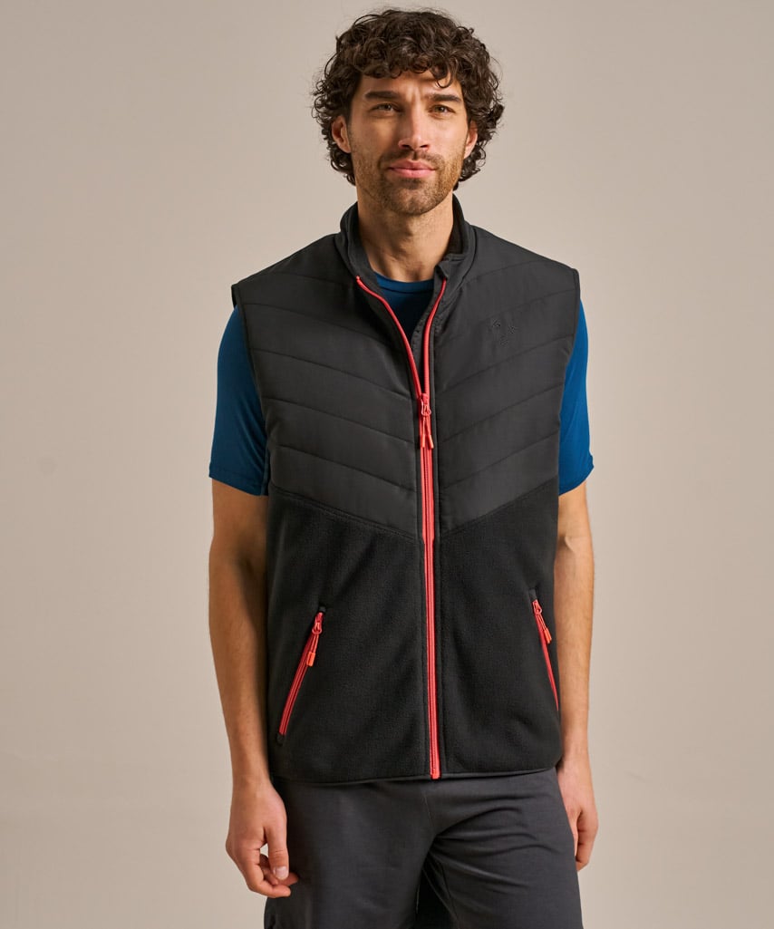 Quilted Fleece Hybrid Gilet