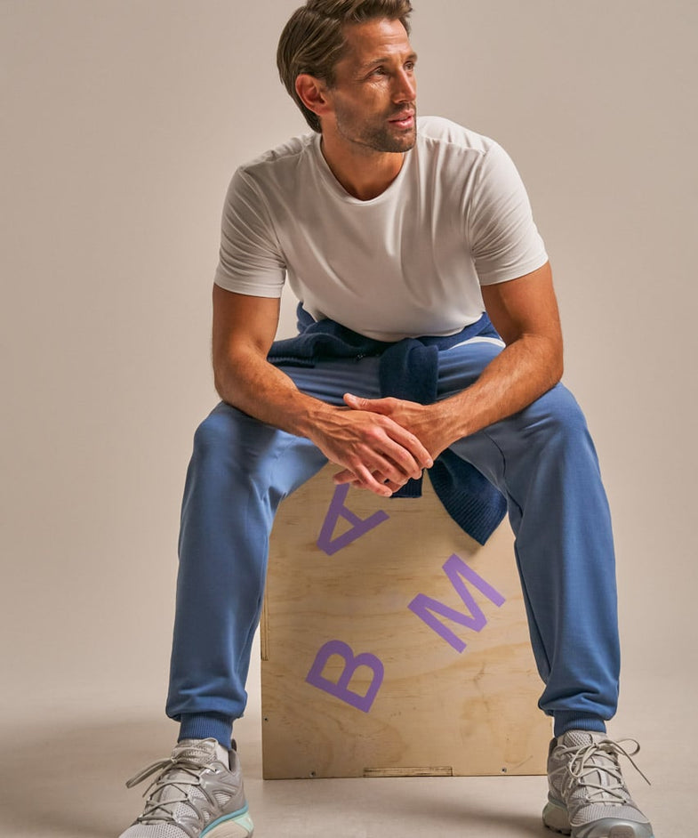 Bam2864 Heavyweight Recovery Jogger Denim Blue Clothing 6