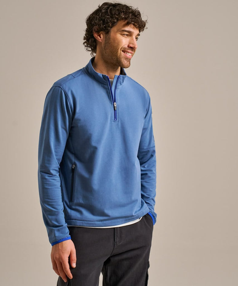Bam2867 Shilstone Sweat Denim Blue Bam Clothing 1