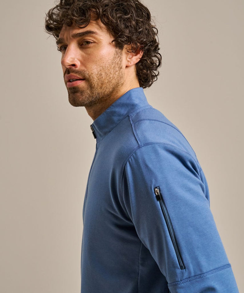 Bam2867 Shilstone Sweat Denim Blue Bam Clothing 5