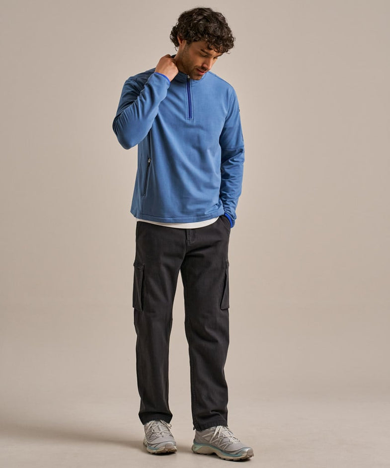 Bam2867 Shilstone Sweat Denim Blue Bam Clothing 8