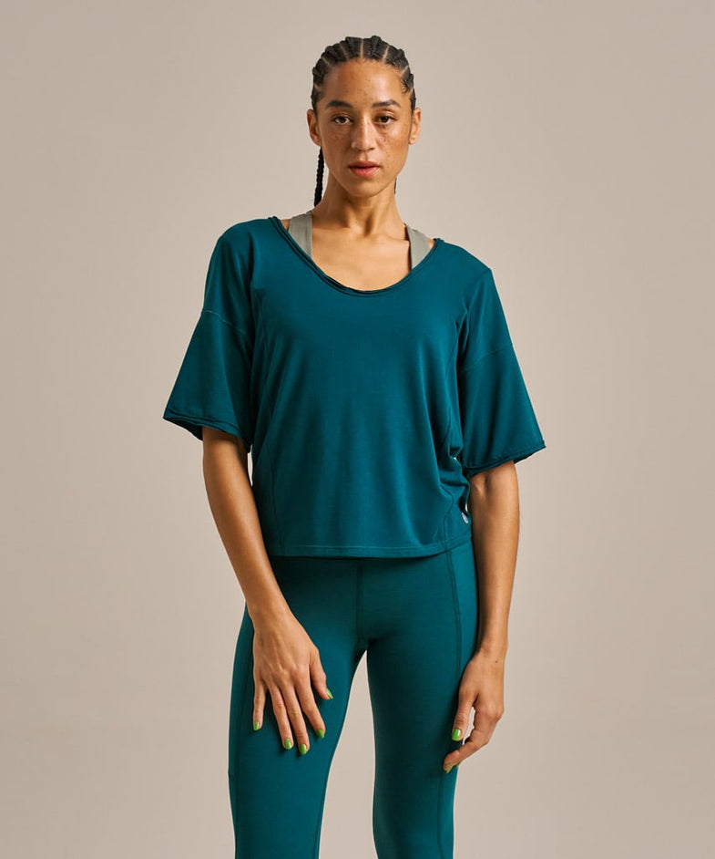 Bam2872 Free To Be Ruched Dark Sea Bam Clothing 2