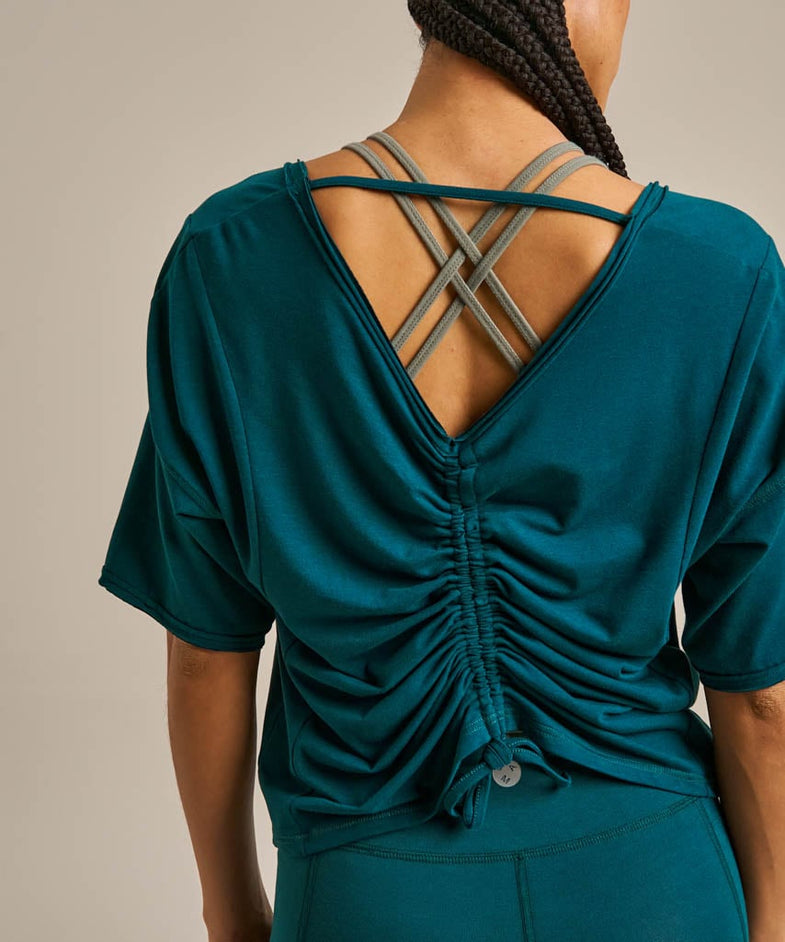 Bam2872 Free To Be Ruched Dark Sea Bam Clothing 6