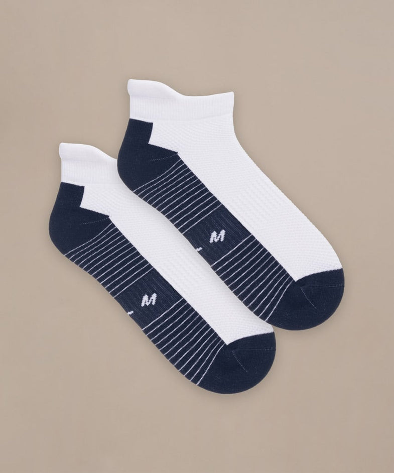 Bam2874 Technical Running Trainer Socks Denim Blue Bam Clothing 2