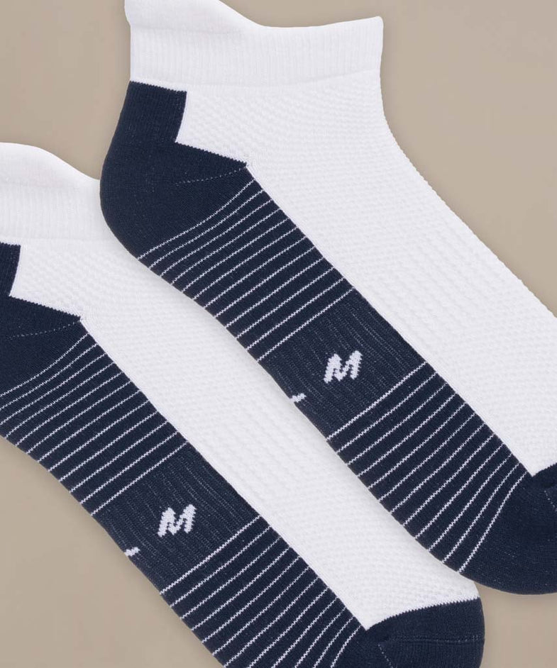 Bam2874 Technical Running Trainer Socks Denim Blue Bam Clothing 4