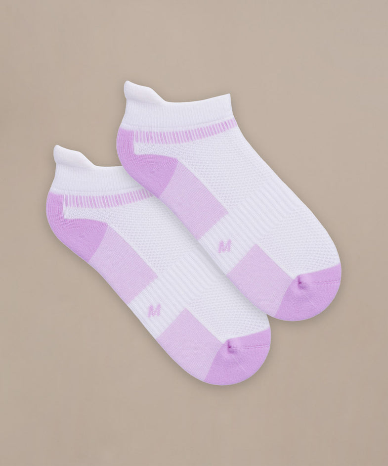 Bam2875 Technical Running Trainer Socks White Orchid Bam Clothing 2