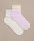 Bam2878 Quarter Crew Socks Lavender Blush Bam Clothing 1